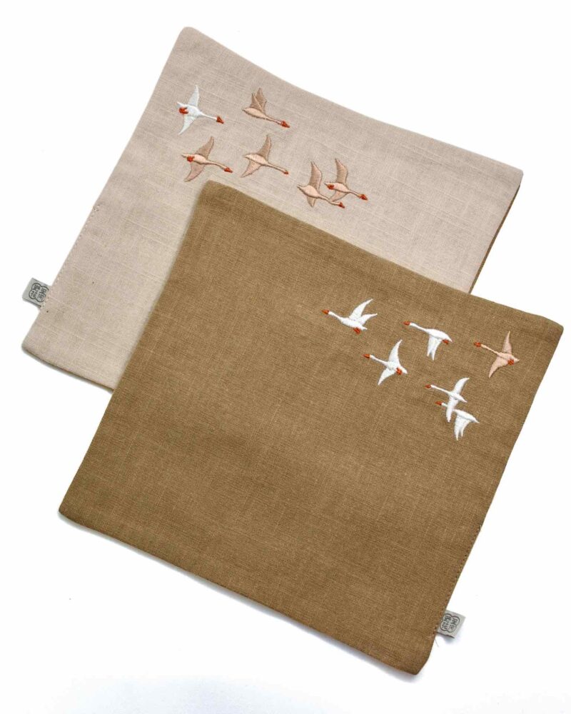 Чайное полотенце "Дикие гуси"